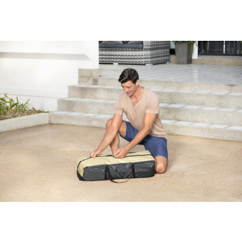 Namiot do Jacuzzi Lay-Z-Spa Pawilon ochronny 390x390x255cm BESTWAY + Moskitiery + Zdejmowane drzwi